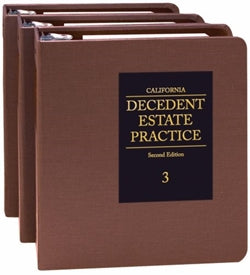 California Decedent Estate Practice