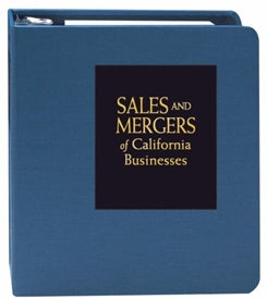 Sales and Mergers of California Businesses 9/2024