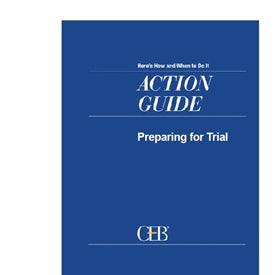 Preparing for Trial