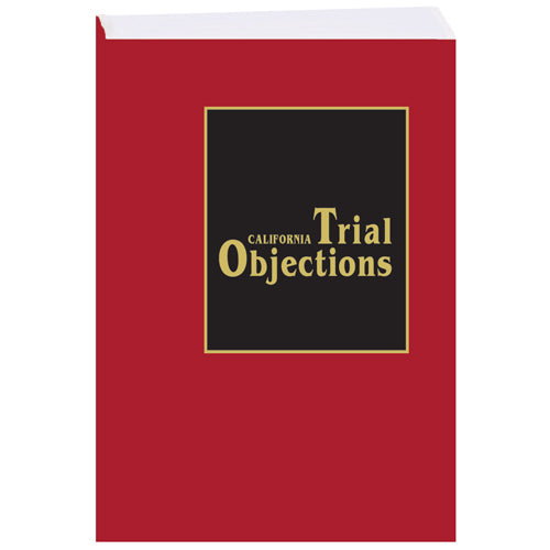 California Trial Objections