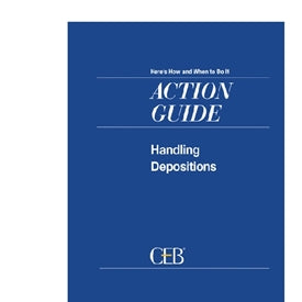 Handling Depositions