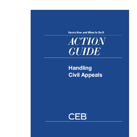 Handling Civil Appeals