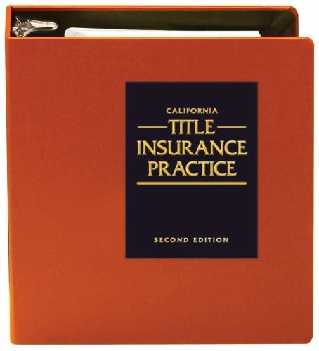 California Title Insurance Practice 2023