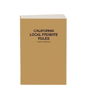 California Local Probate Rules