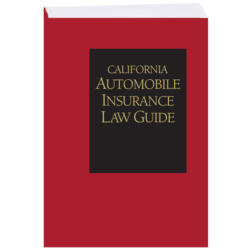California Automobile Insurance Law Guide
