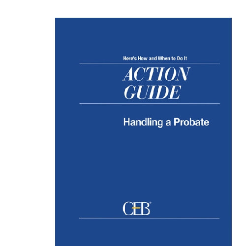 Handling a Probate
