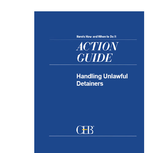 Handling Unlawful Detainers